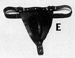 male chastity belt with one lock
