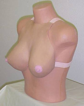 Latex Rubber and Foam Filled Breast Top