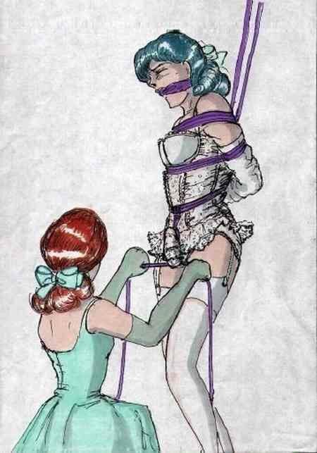sissy bondage drawings.