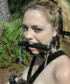 Jasmine’s Tgirl Whore Ponygirl has rubber bit in her mouth
