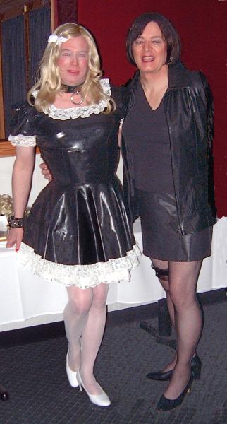 sissy maid Claire and her transvestite friend Elita