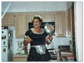 Sissy Maid Josie cooks for wife