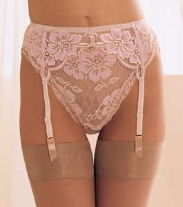 picture of ivory panties and matching garter belt courtesy of Michael’s Sin, Sex & Pleasure: Lingerie